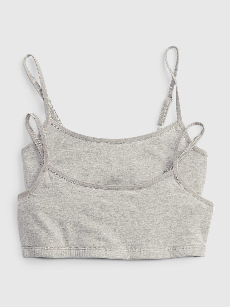 Image number 1 showing, Kids Basic Bra (2-Pack)