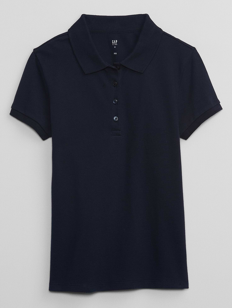 Image number 1 showing, Kids Uniform Stretch Pique Polo Shirt
