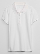 Image number 1 showing, Kids Uniform Stretch Pique Polo Shirt