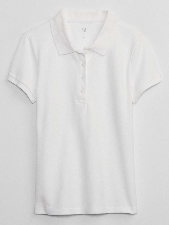 Kids Uniform Stretch Pique Polo Shirt