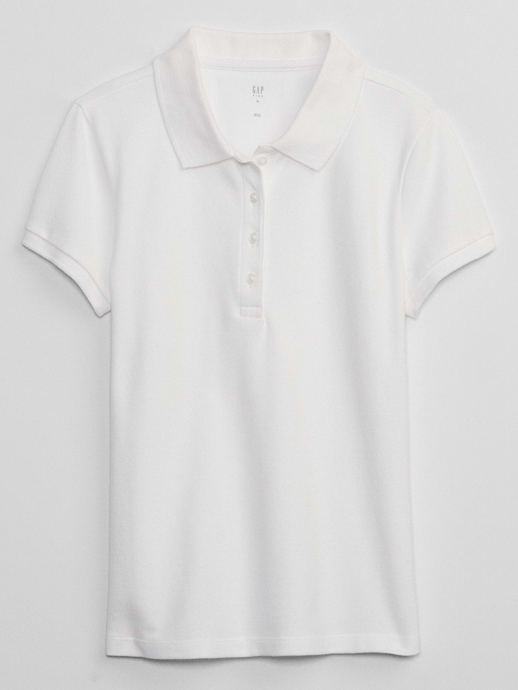 Image number 1 showing, Kids Uniform Stretch Pique Polo Shirt