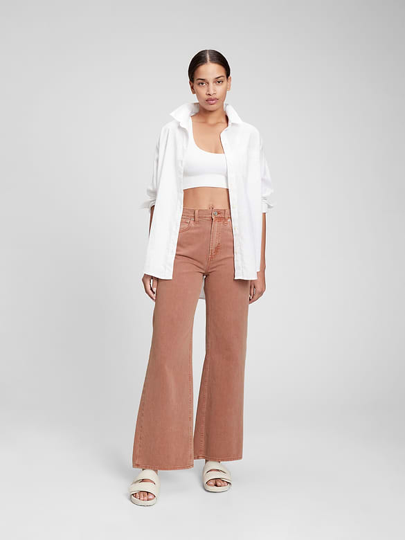 High Rise Wide-Leg Jeans