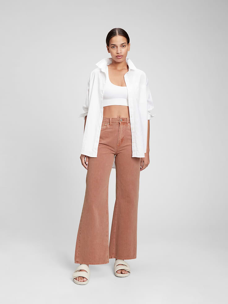 Image 1 of 6, Non-stretch denim., Cedar color wash., Button closure, zip fly., Classic five-pocket styling., Product #872618