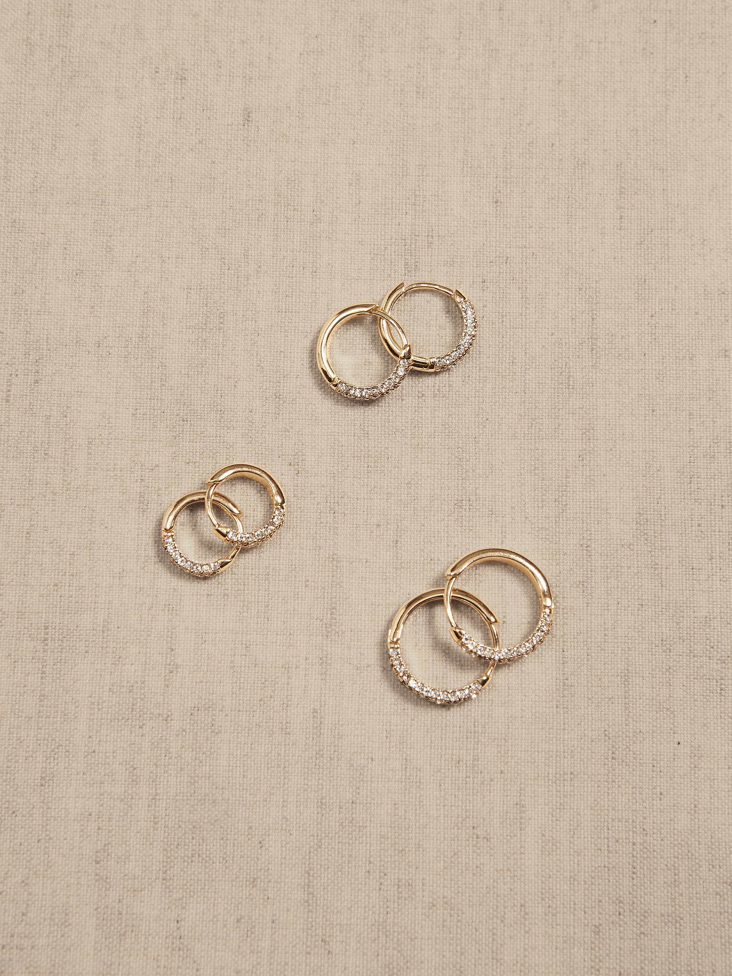 Image number 3 showing, Huggie Earrings Multipack