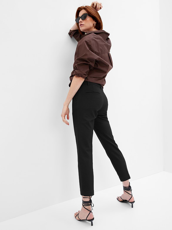 Pantalon de maternité à coupe étroite à panneau intégral