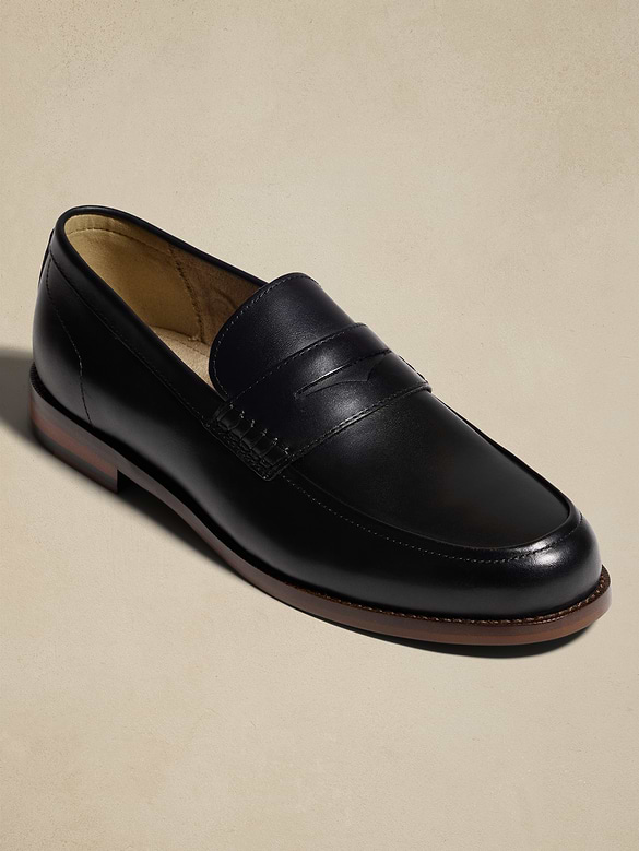 Leather Penny Loafer