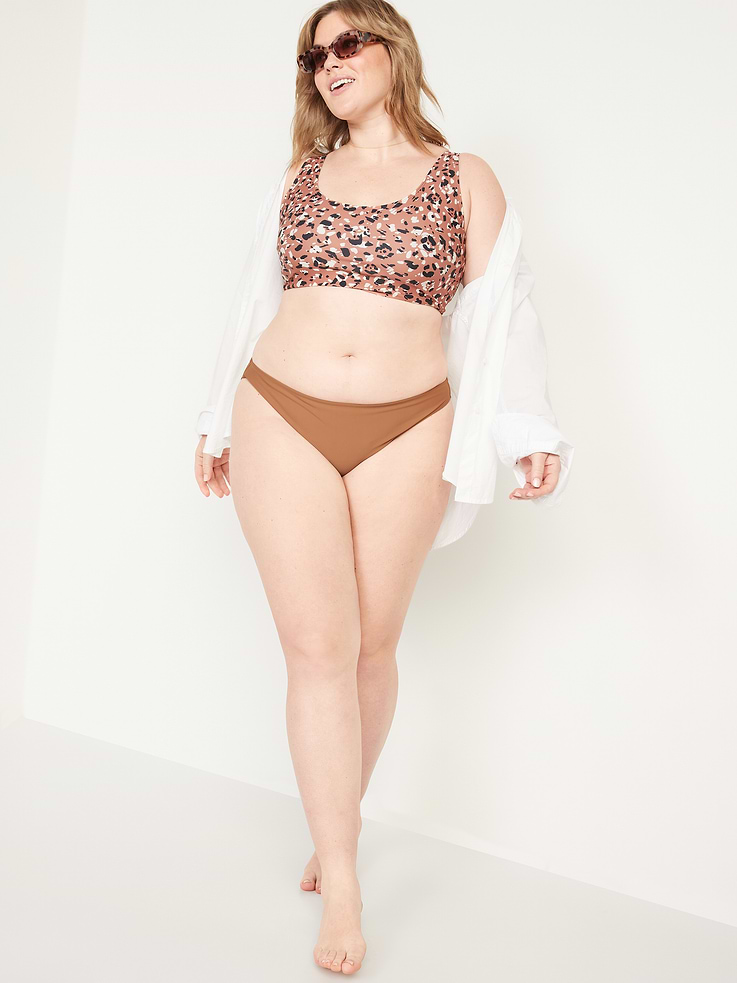 Image 2 of 7, Mid-Rise Bikini Swim Bottoms