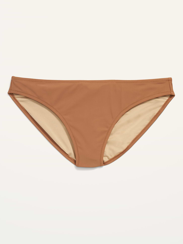 Image 3 of 7, Mid-Rise Bikini Swim Bottoms
