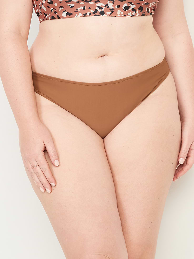 Image 6 of 7, Mid-Rise Bikini Swim Bottoms