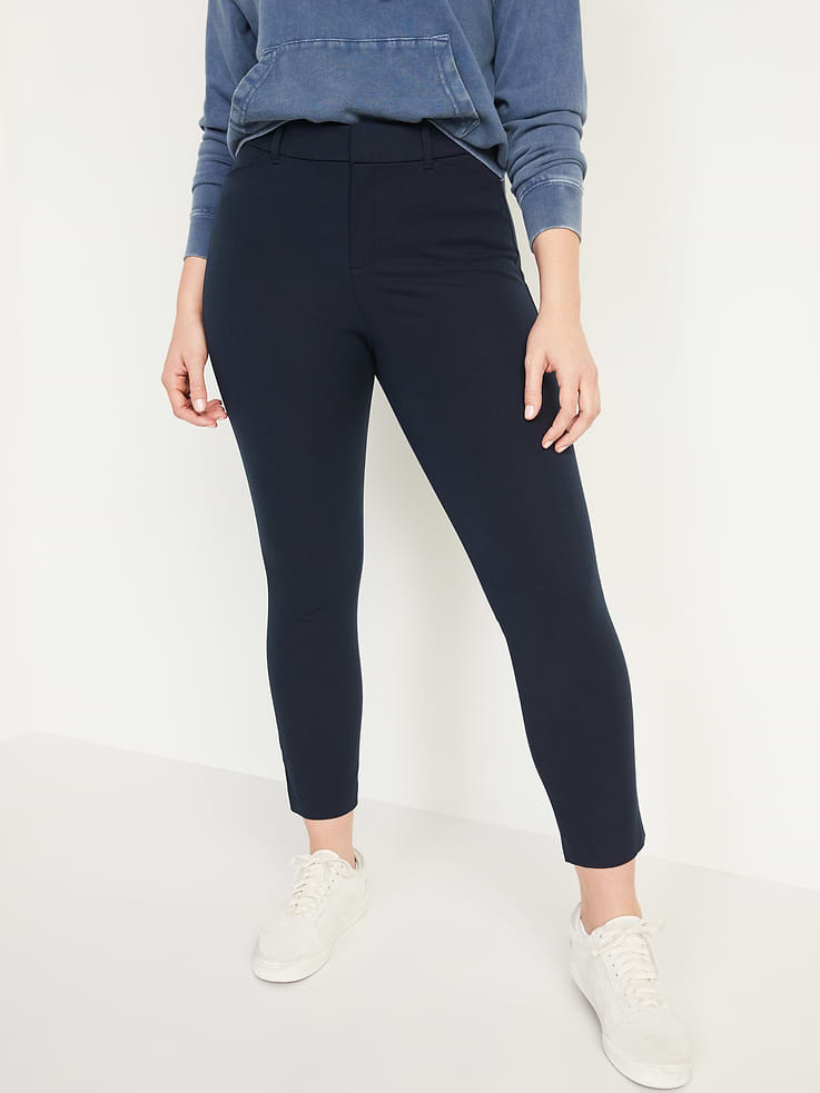 Image number 1 showing, High-Waisted Pixie Skinny Ankle Pants