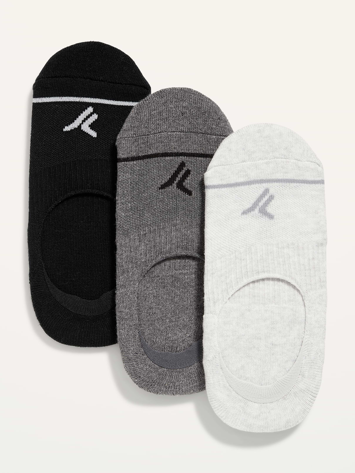Image number 1 showing, No-Show Athletic Socks 3-Pack for Women