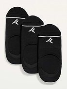 Image 1 of 1, Pack includes 3 pairs of no-show Athletic socks., Elasticized no-show openings., Soft-knit fabric, with comfortable stretch., Go-Dry Cool wicking technology helps keep you cool, dry & comfortable., Arch support., Zoned cushioning., Notched toe seams for added comfort., These socks are made with 18% recycled polyester fibers. Less waste in the world??, Product #789677