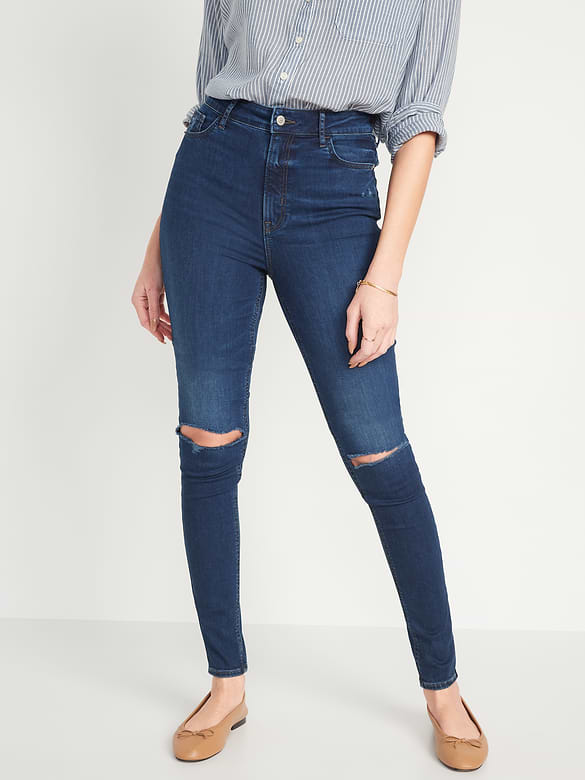FitsYou Extra High-Waisted Rockstar Super-Skinny Jeans
