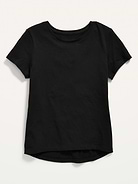 Image number 1 showing, Short-Sleeve Softest Solid T-Shirt for Girls