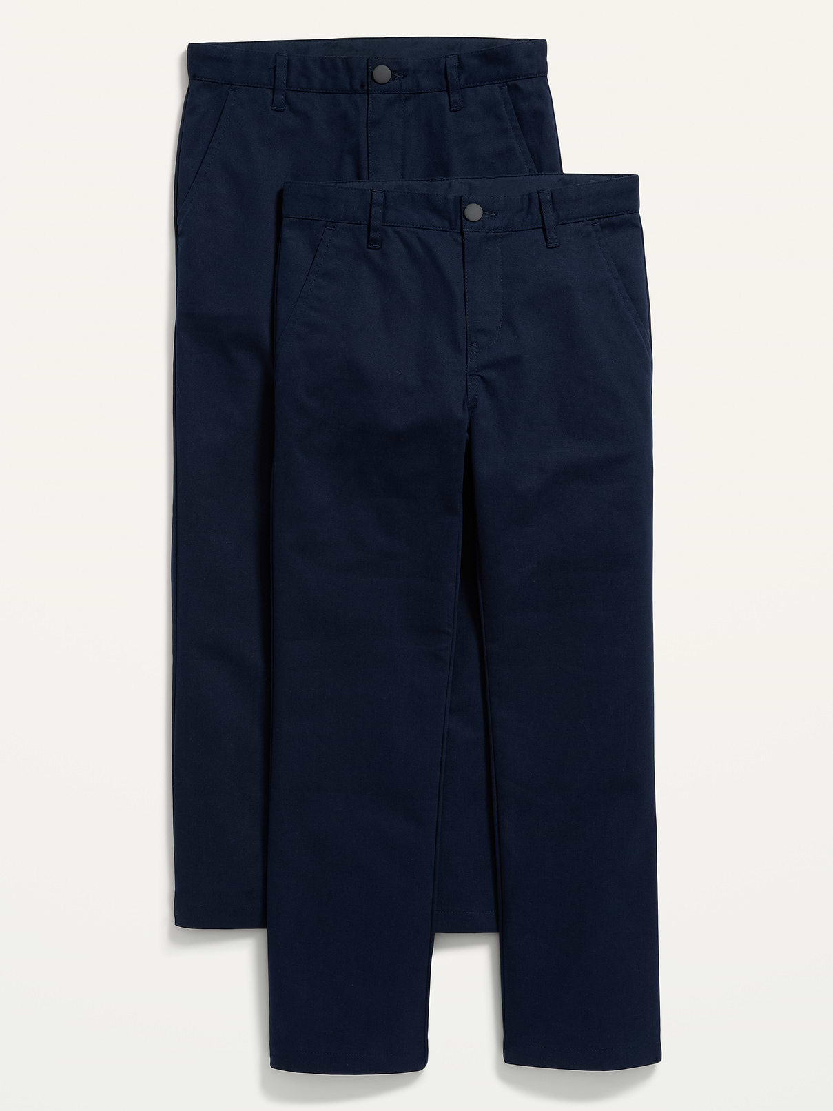 Image number 1 showing, Uniform Straight Leg Pants for Boys 2-Pack