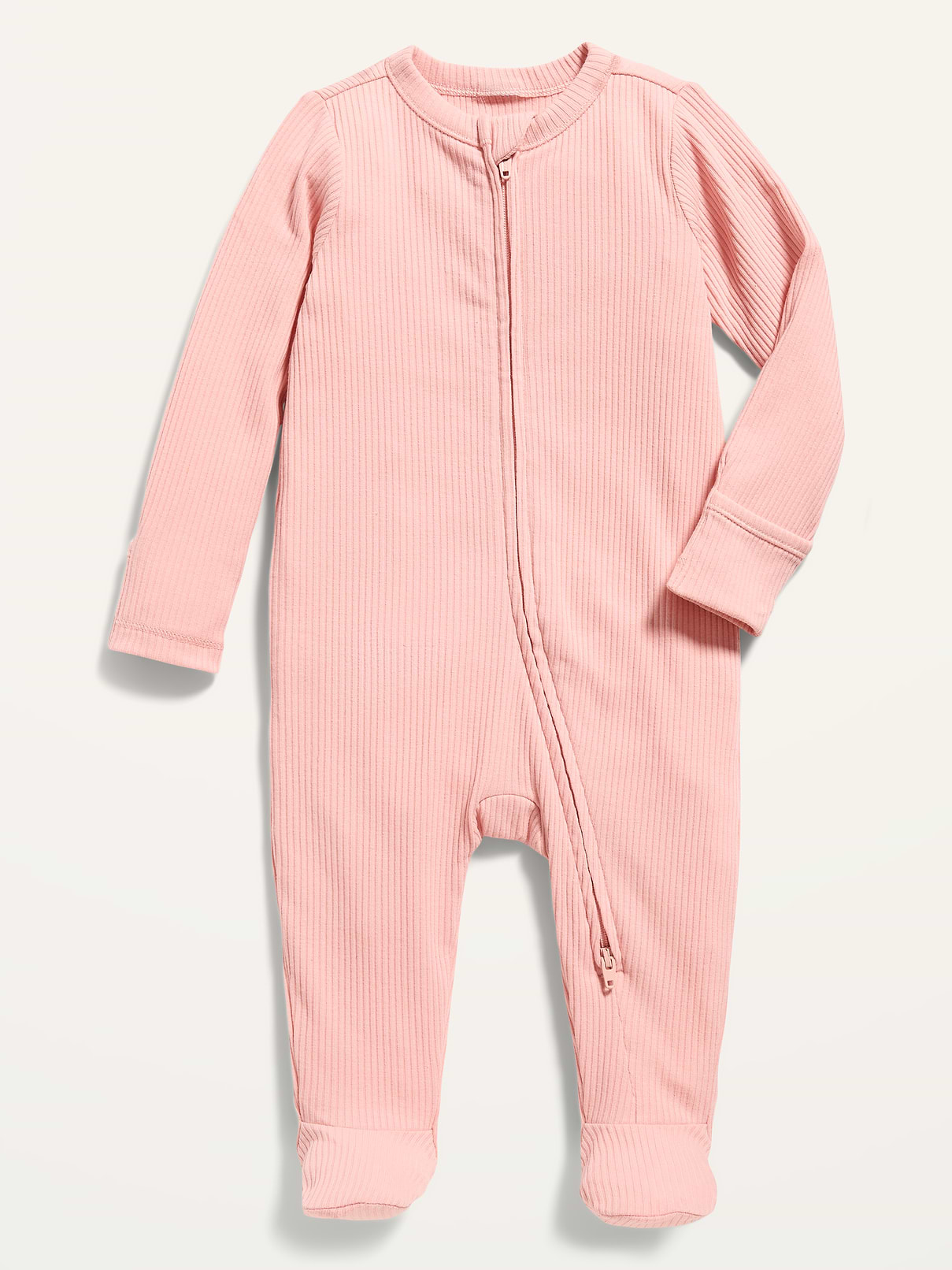 Image number 1 showing, Ribbed 2-Way-Zip Sleep & Play Footed One-Piece for Baby