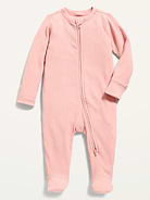 Image number 1 showing, Ribbed 2-Way-Zip Sleep & Play Footed One-Piece for Baby