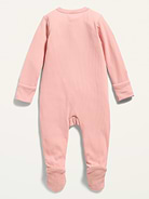 Image number 2 showing, Ribbed 2-Way-Zip Sleep & Play Footed One-Piece for Baby