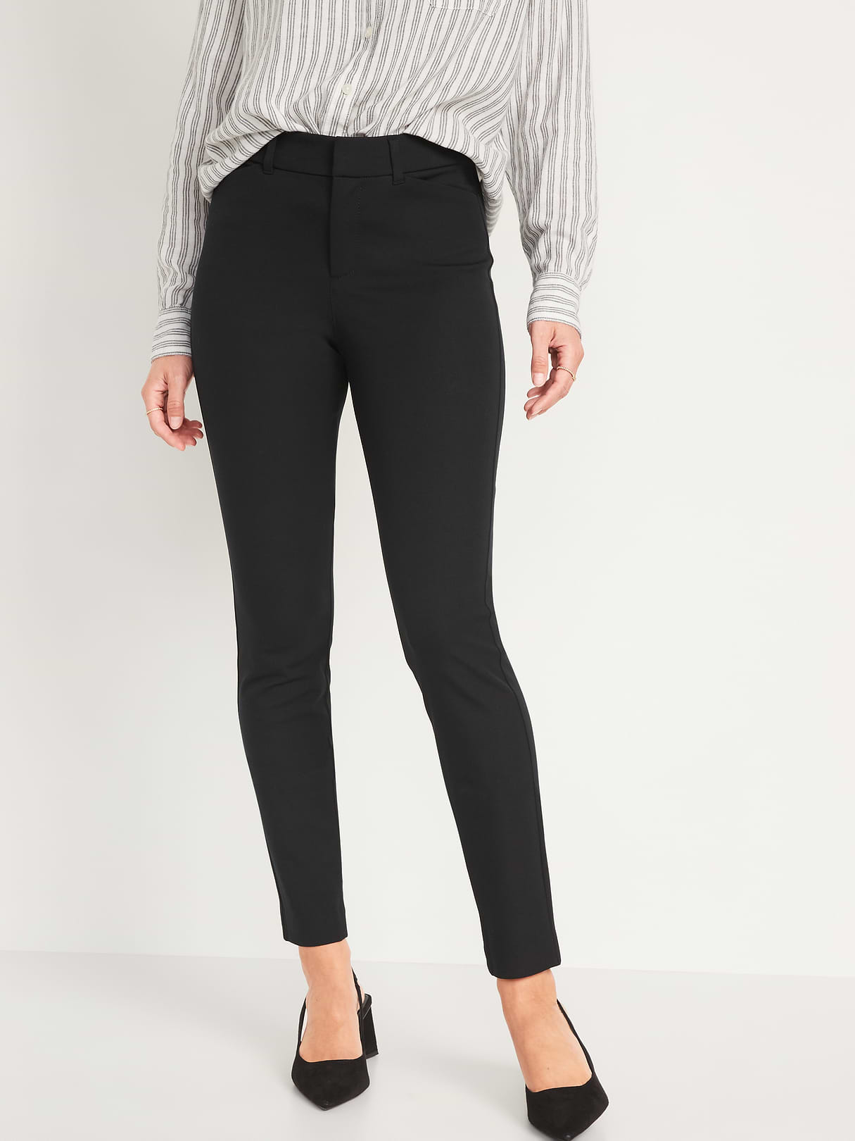 High-Waisted Pixie Skinny Pants - Panther by Old Navy