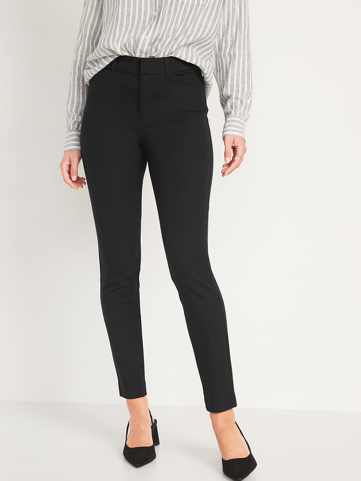 L'image numéro 1 présente Pantalon Pixie ajusté à taille haute