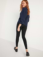Image number 2 showing, High-Waisted Jersey Fashion Layering Leggings