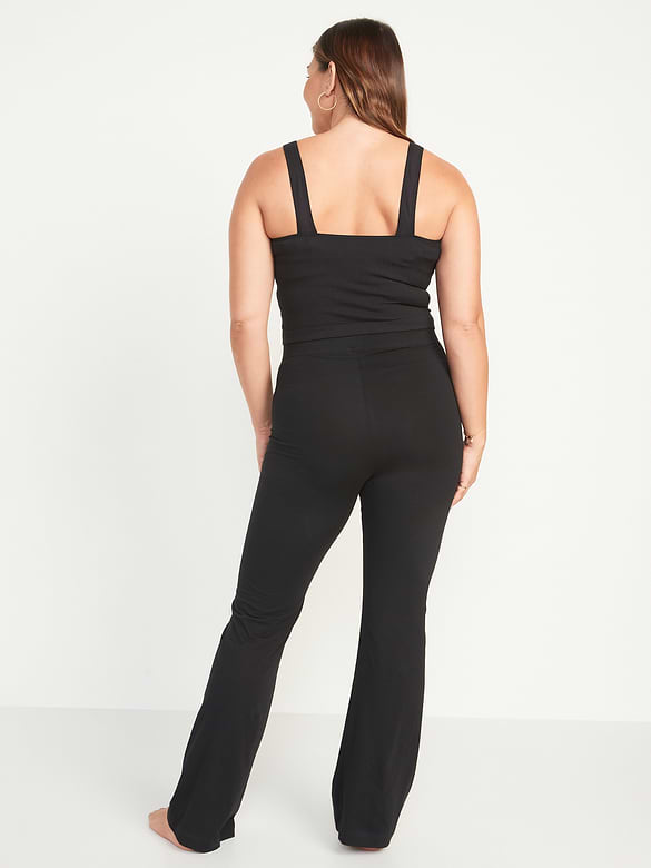 High-Waisted Fashion Flare Leggings