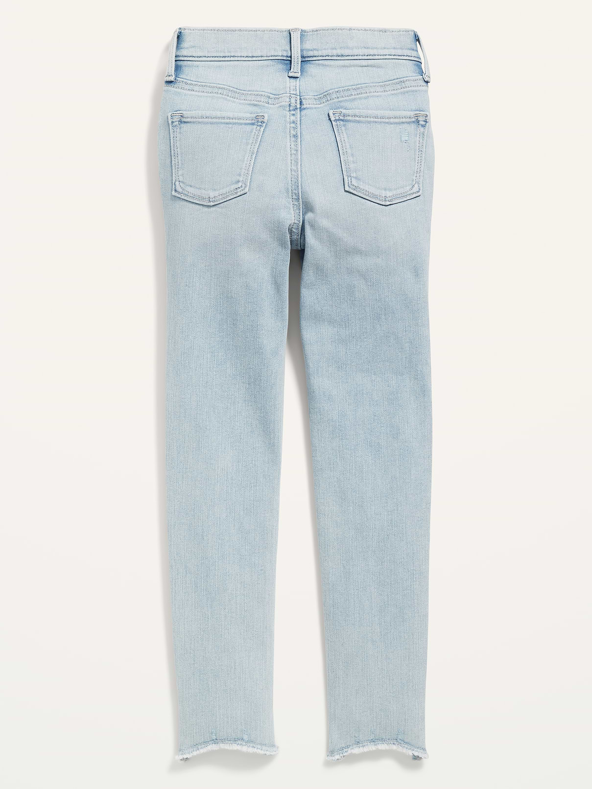 Image number 4 showing, High-Waisted Rockstar 360° Stretch Frayed-Hem Super Skinny Jeggings for Girls