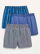 Image number 1 showing, 3-Pack Soft-Washed Boxer Shorts -- 3.75-inch inseam
