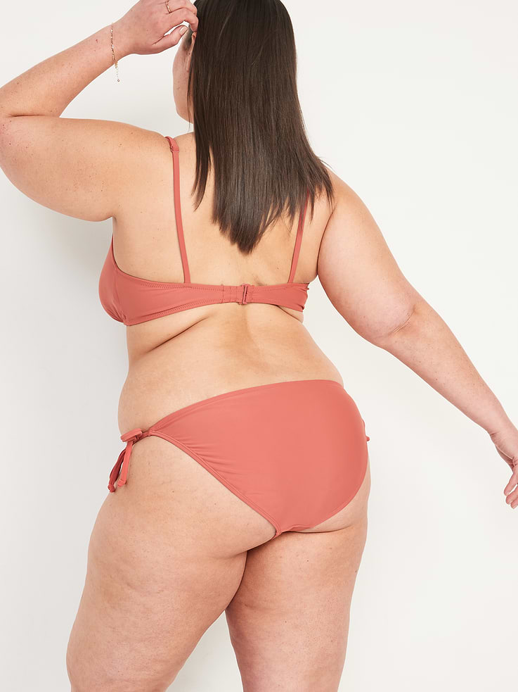 Image number 5 showing, Low-Rise String Bikini Swim Bottoms
