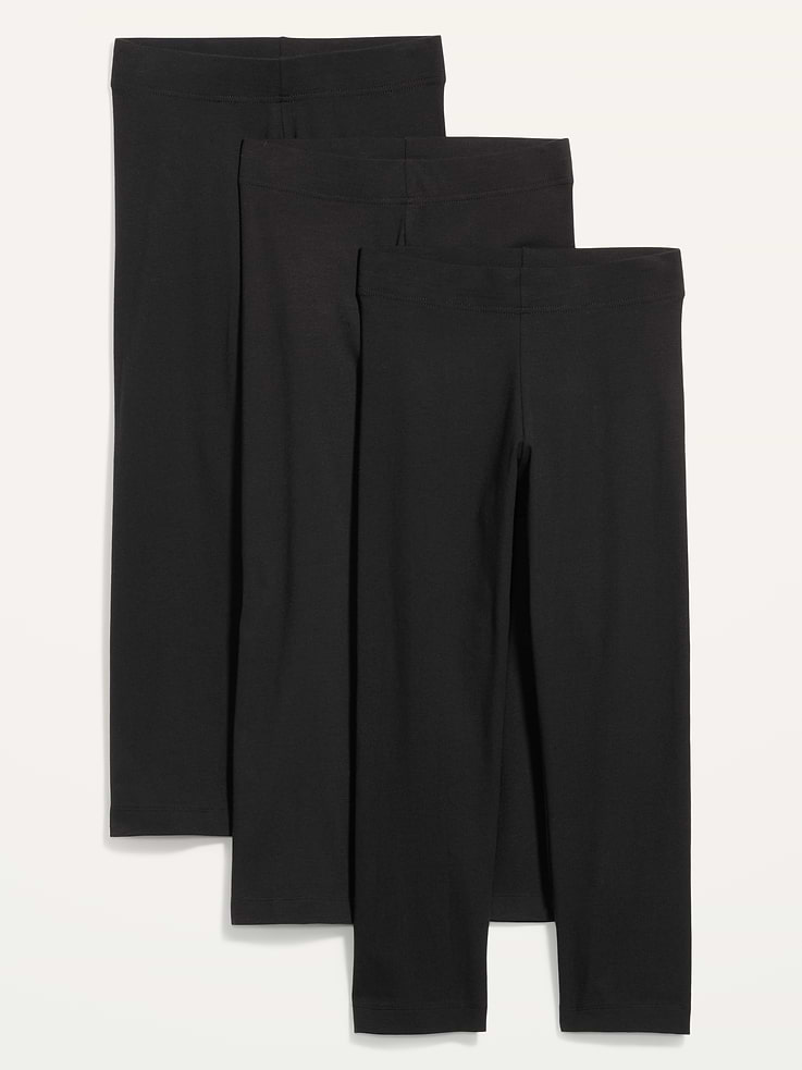 Image number 4 showing, High-Waisted Fashion Layering Cropped Leggings 3-Pack