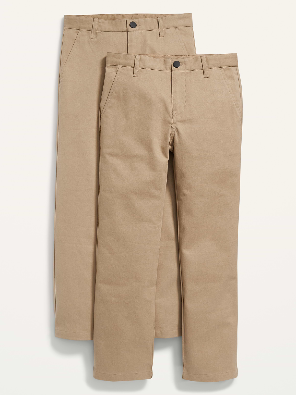 Image number 1 showing, Uniform Straight Leg Pants for Boys 2-Pack