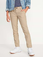Image number 1 showing, Skinny School Uniform Pants for Girls
