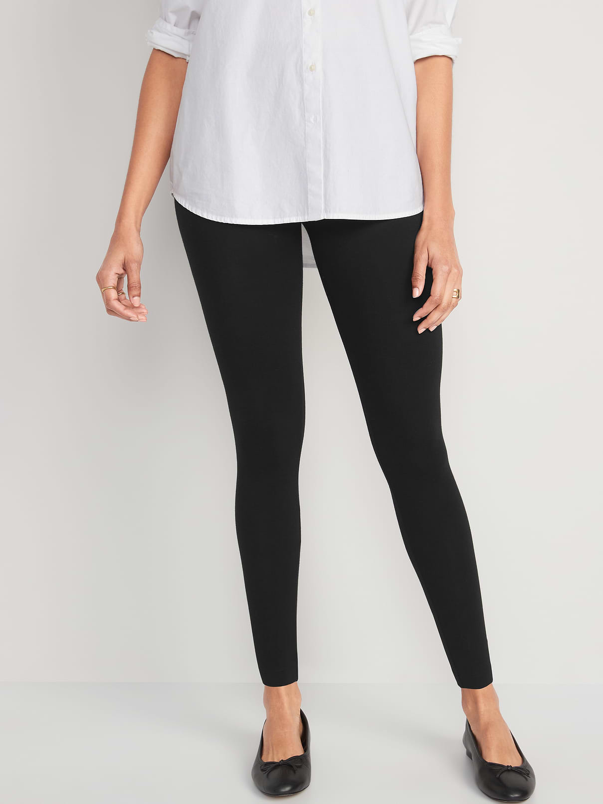Image number 3 showing, High-Waisted Fashion Layering Leggings 3-Pack