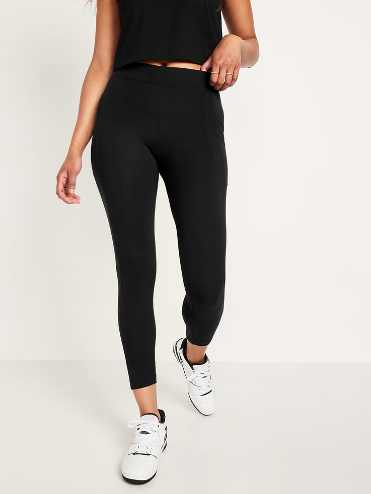 Image number 1 showing, High-Waisted Fashion Layering 7/8 Legging