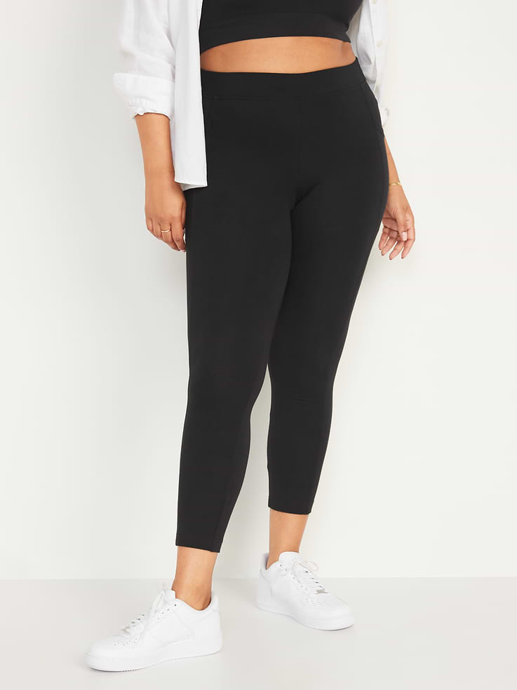 Image number 5 showing, High-Waisted Fashion Layering 7/8 Legging
