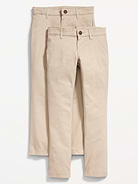 Image number 1 showing, School Uniform Skinny Chino Pants 2-Pack for Girls