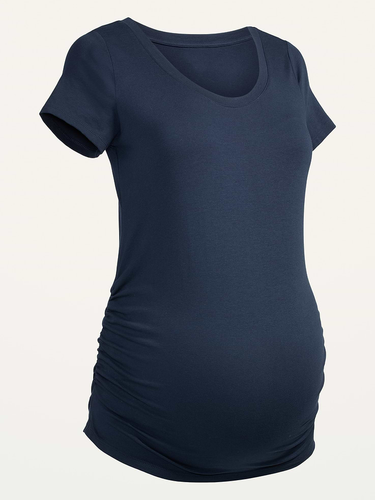 Image number 4 showing, Maternity Scoop-Neck T-Shirt