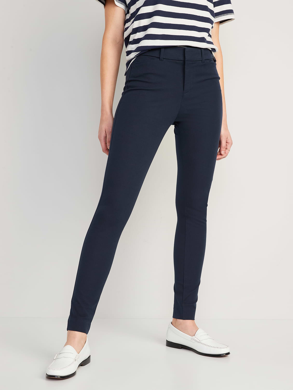 High-Waisted Pixie Skinny Pants - In the Navy by Old Navy