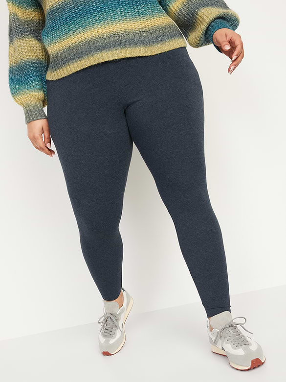 High-Waisted Jersey Fashion Layering Leggings