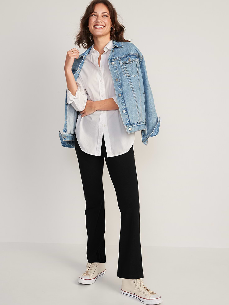 Image number 3 showing, High-Waisted Fashion Flare Leggings
