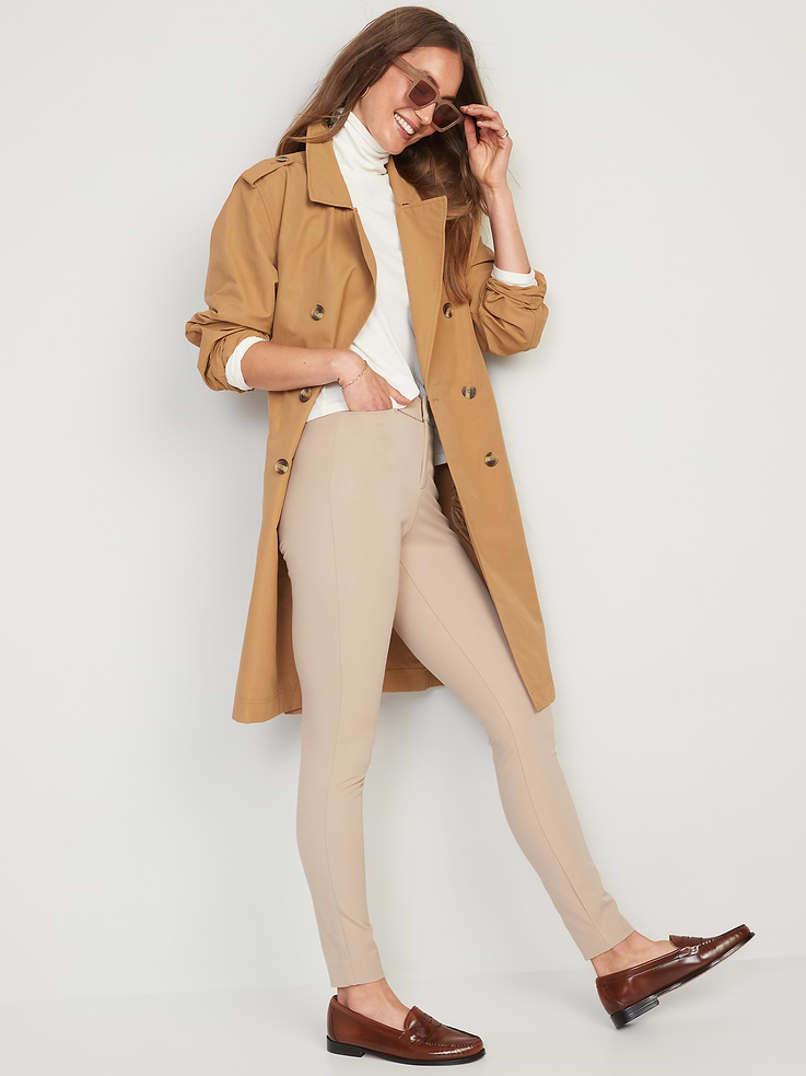 L'image numéro 3 présente Pantalon Pixie ajusté à taille haute