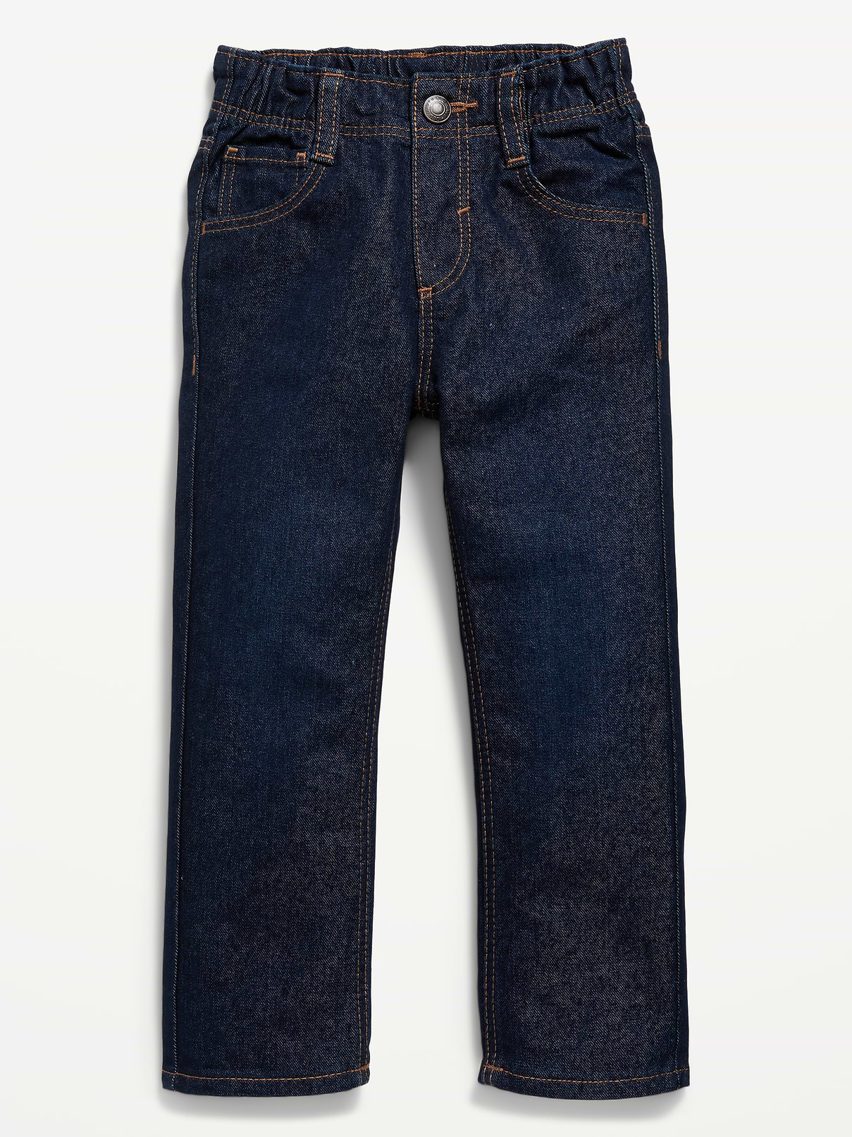 Image number 1 showing, Wow Straight Pull-On Jeans for Toddler Boys