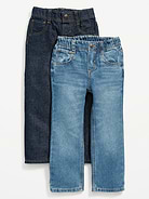 Image number 1 showing, Wow Straight Pull-On Jeans 2-Pack for Toddler Boys