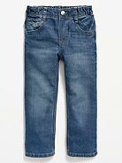 Image number 1 showing, Wow Straight Pull-On Jeans for Toddler Boys