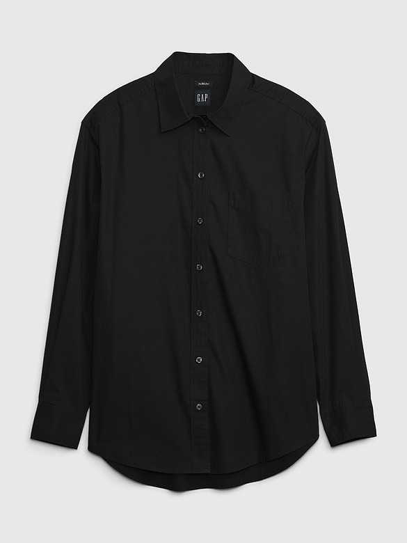 Organic Cotton Poplin Big Shirt