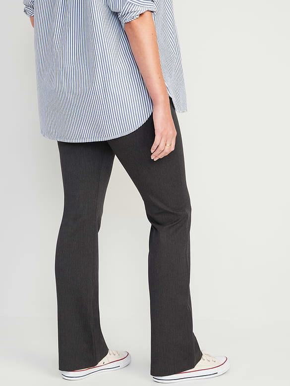 Maternity Full-Panel Pixie Flare Pants