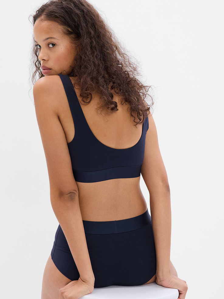 Image number 2 showing, Stretch Cotton Gap Logo Bralette