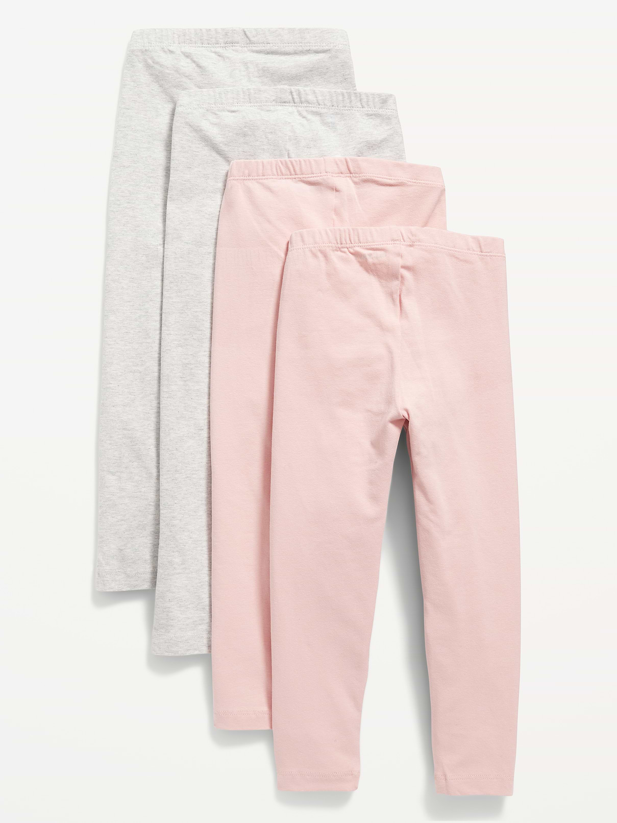 Image number 2 showing, 4-Pack Full-Length Jersey Leggings for Toddler Girls