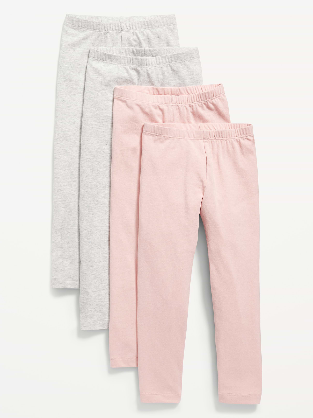 Image number 1 showing, 4-Pack Full-Length Jersey Leggings for Toddler Girls