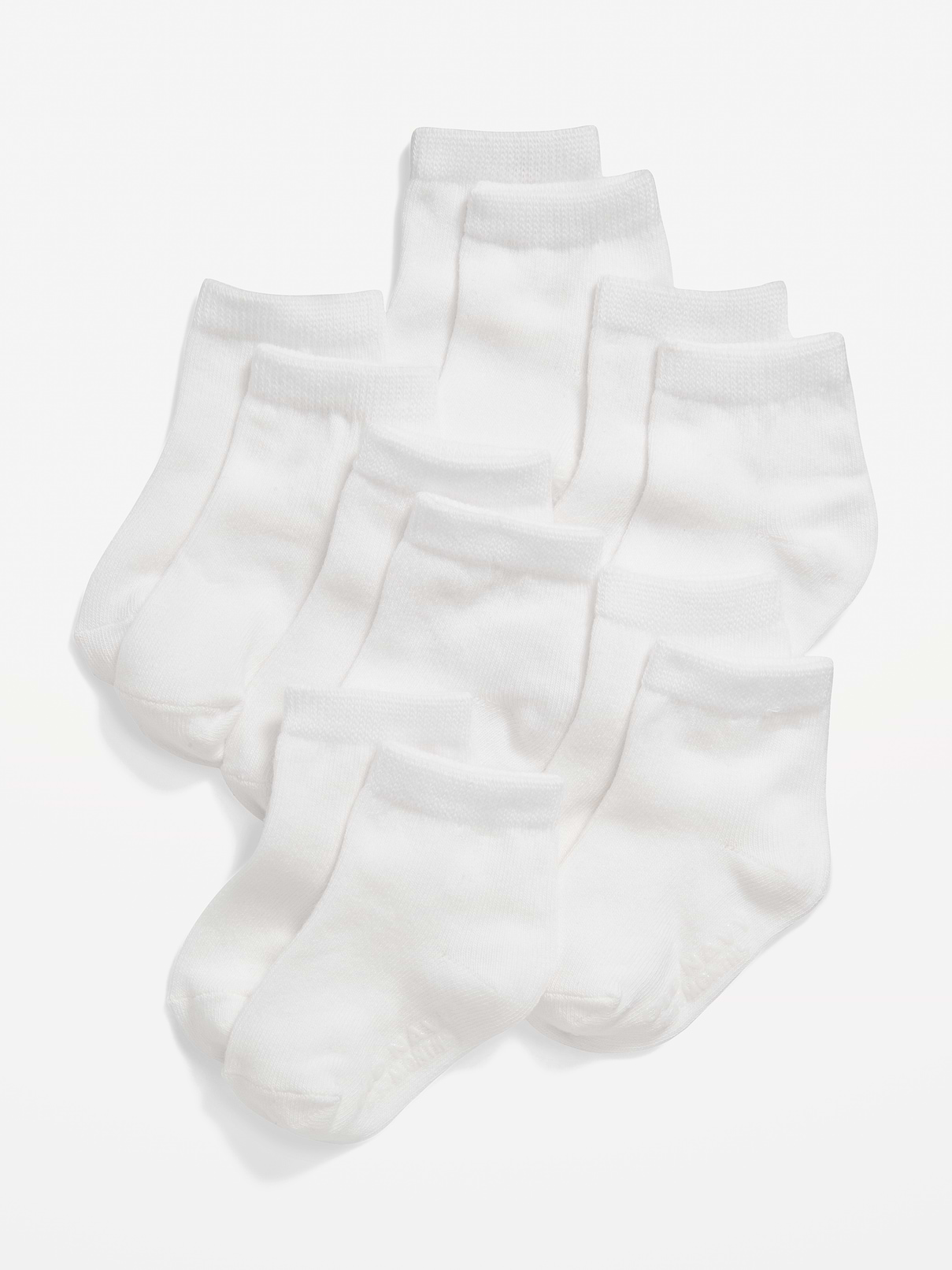 Image number 1 showing, Unisex Crew Socks 6-Pack for Toddler & Baby